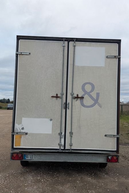 Rare Remorque Fourgon moins de 750kg 2