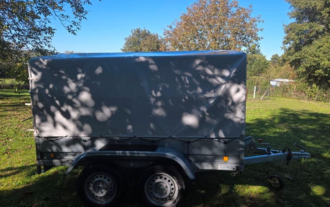 Remorque 2 essieu 750kg kit bâche haut 2