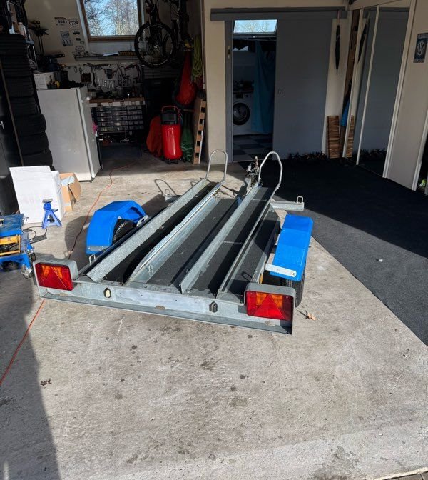 Remorque moto quad 2 rails 2